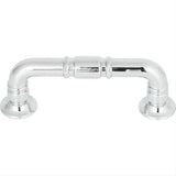 Top Knobs TK1001PC TK1001 Kent 3" Center to Center Bar Pull Polished Chrome