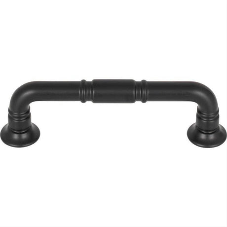 Top Knobs TK1002BLK TK1002 Kent 3 3/4" Center to Center Bar Pull Flat Black