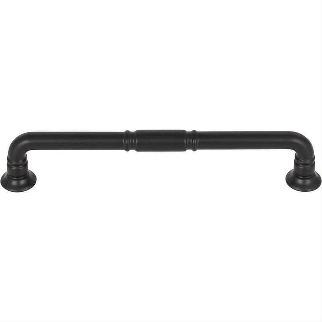 Top Knobs TK1004BLK TK1004 Kent 6 5/16" Center to Center Bar Pull Flat Black