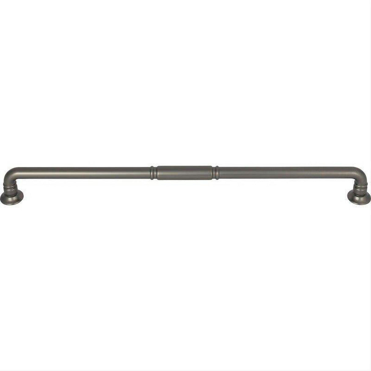 Top Knobs TK1007AG TK1007 Kent 12" Center to Center Bar Pull Ash Gray