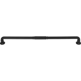 Top Knobs TK1007BLK TK1007 Kent 12" Center to Center Bar Pull Flat Black