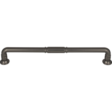 Top Knobs TK1008AG Kent 12" Center to Center Appliance Pull Ash Gray
