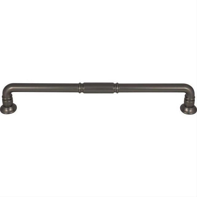 Top Knobs TK1008AG TK1008 Kent 12" Center to Center Cabinet Pull / Appliance Pull Ash Gray