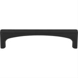 Top Knobs TK1012BLK TK1012 Riverside 3 3/4" Center to Center Bar Pull Flat Black