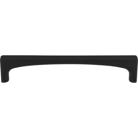 Top Knobs TK1013BLK Riverside 5 1/16" Center to Center Bar Pull Flat Black