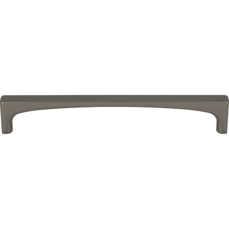 Top Knobs TK1014AG Riverside 6 5/16" Center to Center Bar Pull Ash Gray