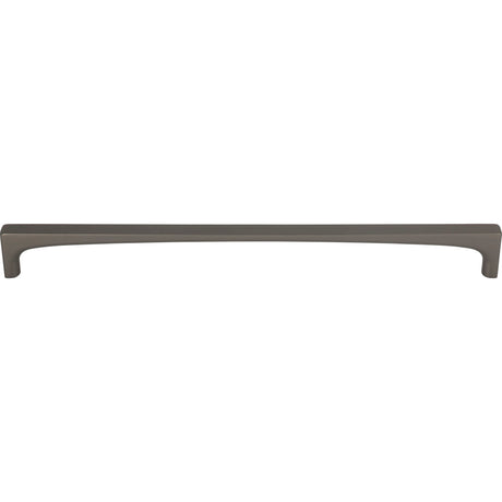 Top Knobs TK1016AG Riverside 8 13/16" Center to Center Bar Pull Ash Gray
