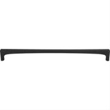 Top Knobs TK1016BLK TK1016 Riverside 8 13/16" Center to Center Bar Pull Flat Black