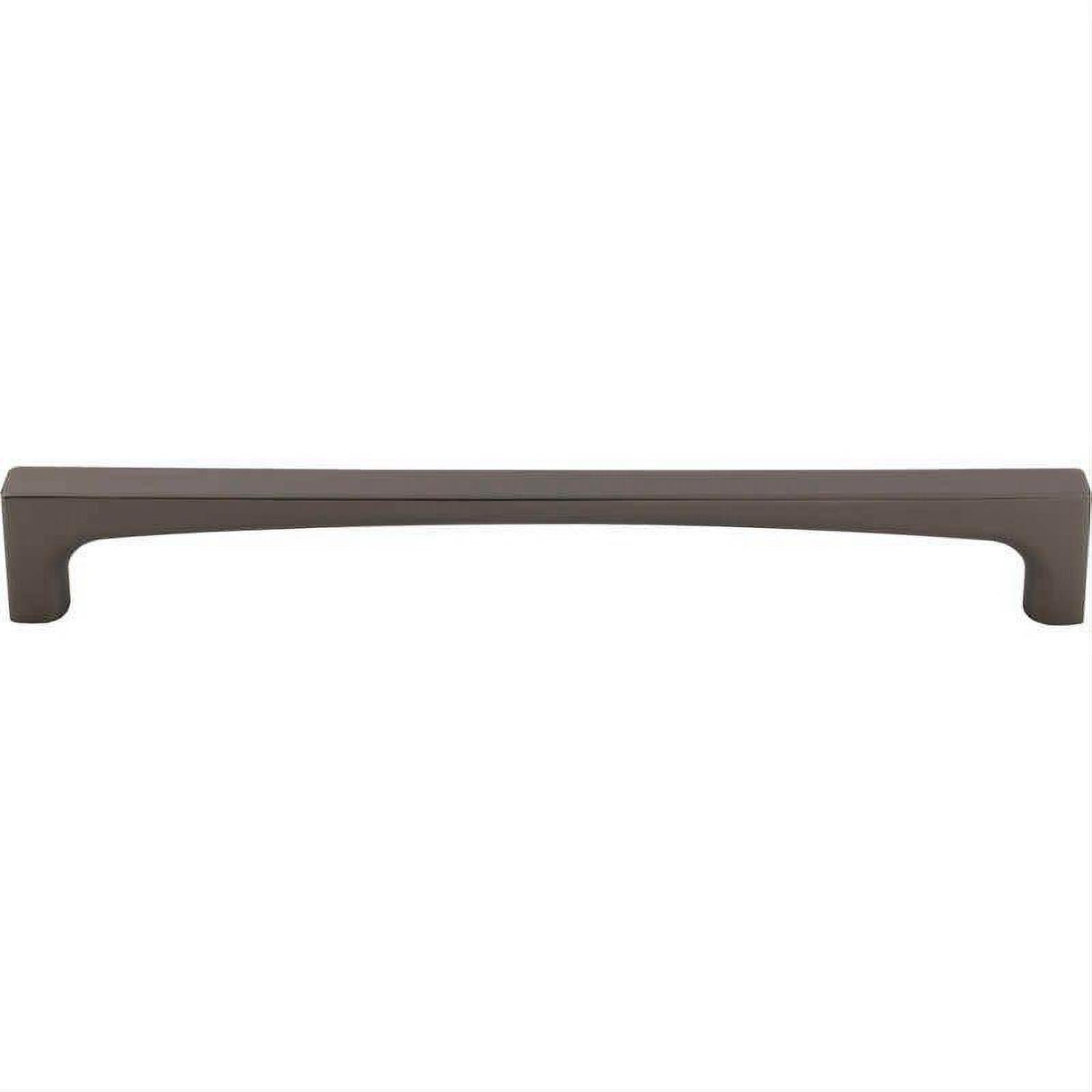 Top Knobs TK1018AG TK1018 Riverside 12" Center to Center Cabinet Pull / Appliance Pull Ash Gray