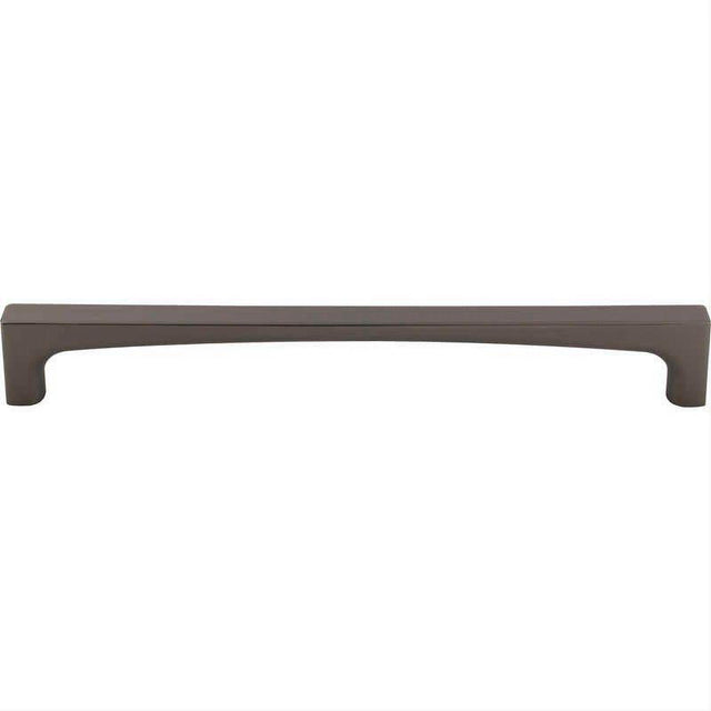 Top Knobs TK1018AG TK1018 Riverside 12" Center to Center Cabinet Pull / Appliance Pull Ash Gray