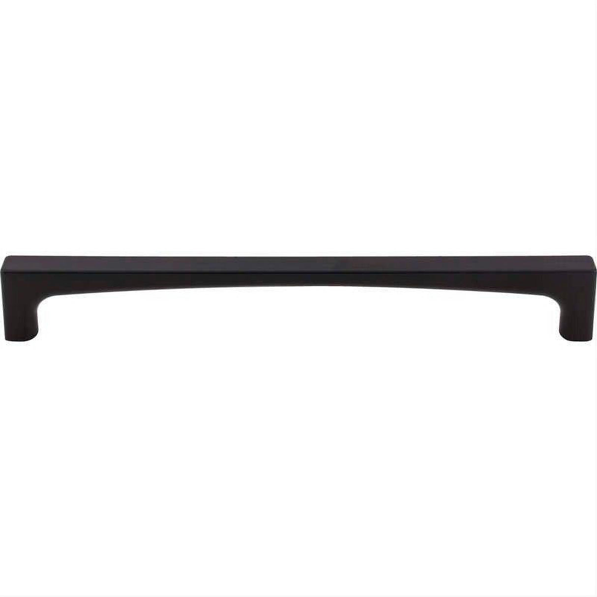 Top Knobs TK1018BLK TK1018 Riverside 12" Center to Center Cabinet Pull / Appliance Pull Flat Black