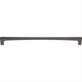 Top Knobs TK1019AG TK1019 Riverside 18" Center to Center Cabinet Pull / Appliance Pull Ash Gray