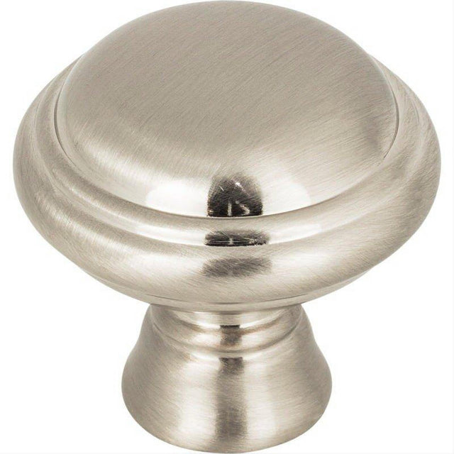 Top Knobs TK1020BSN TK1020 Henderson 1 1/4" Diameter Mushroom Cabinet Knob Brushed Satin Nickel