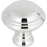 Top Knobs TK1020PC TK1020 Henderson 1 1/4" Diameter Mushroom Cabinet Knob Polished Chrome
