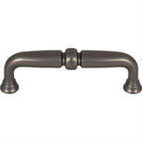 Top Knobs TK1021AG TK1021 Henderson 3 3/4" Center to Center Bar Pull Ash Gray