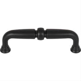 Top Knobs TK1021BLK TK1021 Henderson 3 3/4" Center to Center Bar Pull Flat Black