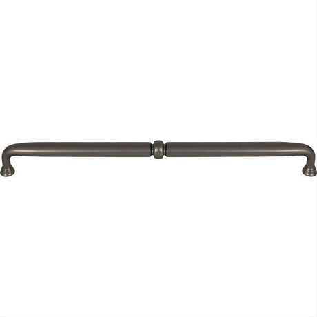 Top Knobs TK1026AG TK1026 Henderson 12" Center to Center Bar Pull Ash Gray