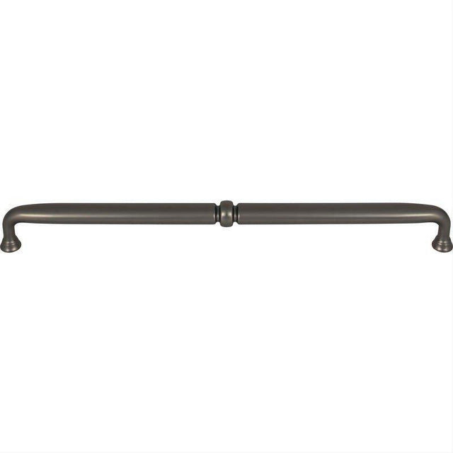 Top Knobs TK1026AG TK1026 Henderson 12" Center to Center Bar Pull Ash Gray