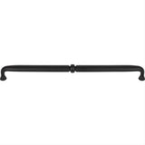 Top Knobs TK1026BLK TK1026 Henderson 12" Center to Center Bar Pull Flat Black