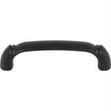 Top Knobs TK1031BLK TK1031 Pomander 3 3/4" Center to Center Arched Cabinet Pull Flat Black