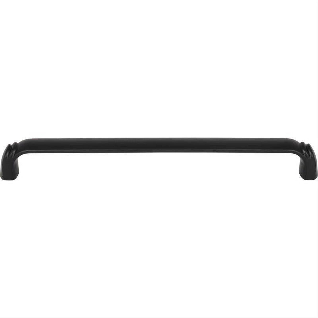 Top Knobs TK1037BLK TK1037 Pomander 12" Center to Center Cabinet Pull / Appliance Pull Flat Black