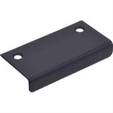 Top Knobs TK103BLK TK103 Tab Cabinet Pull 3" Flat Black