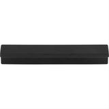 Top Knobs TK1041BLK TK1041 Minetta 3 3/4" Center to Center Finger Pull Flat Black