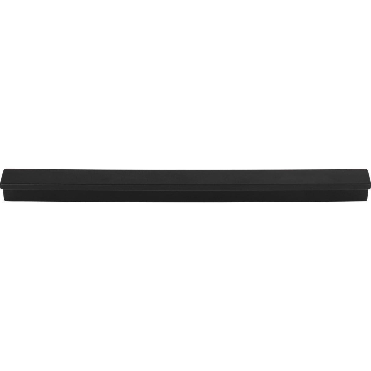 Top Knobs TK1045BLK Minetta 8 13/16" Center to Center Finger Pull Flat Black