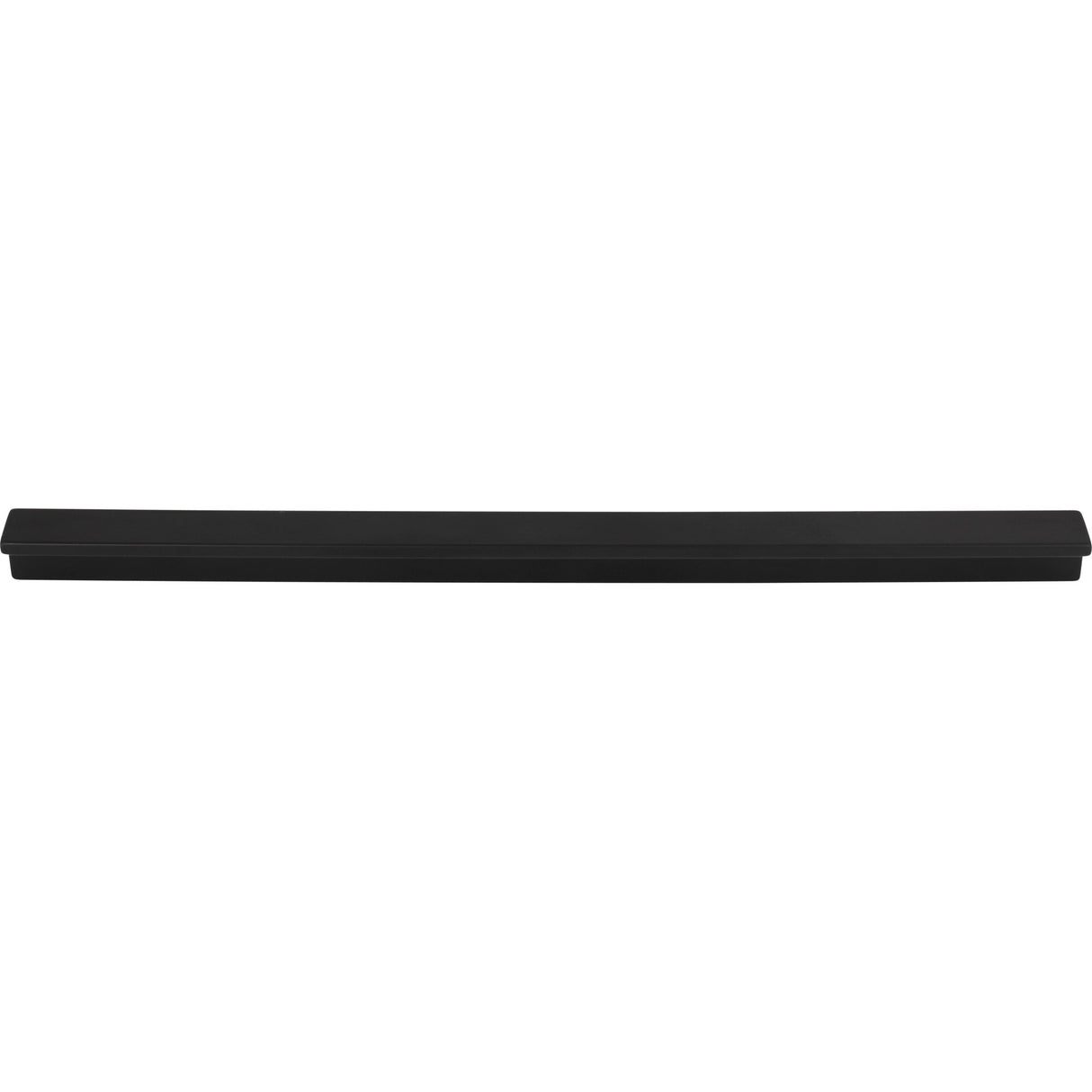 Top Knobs TK1046BLK Minetta 12" Center to Center Finger Pull Flat Black