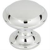 Top Knobs TK1050PC TK1050 Barrow 1 1/4" Diameter Mushroom Cabinet Knob Polished Chrome