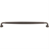 Top Knobs TK1056AG TK1056 Barrow 12" Center to Center Bar Pull Ash Gray