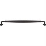 Top Knobs TK1056BLK TK1056 Barrow 12" Center to Center Bar Pull Flat Black