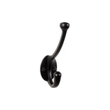Top Knobs TK1064BLK Bergen 5 9/16" Wall Hooks Flat Black