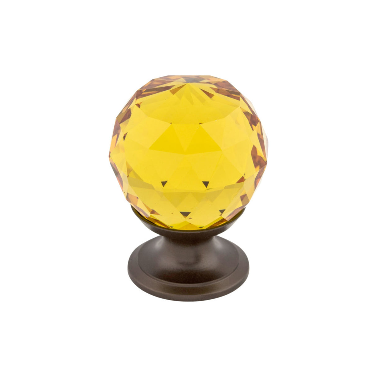Top Knobs TK111 Amber Crystal 1-1/8" Cabinet Knob
