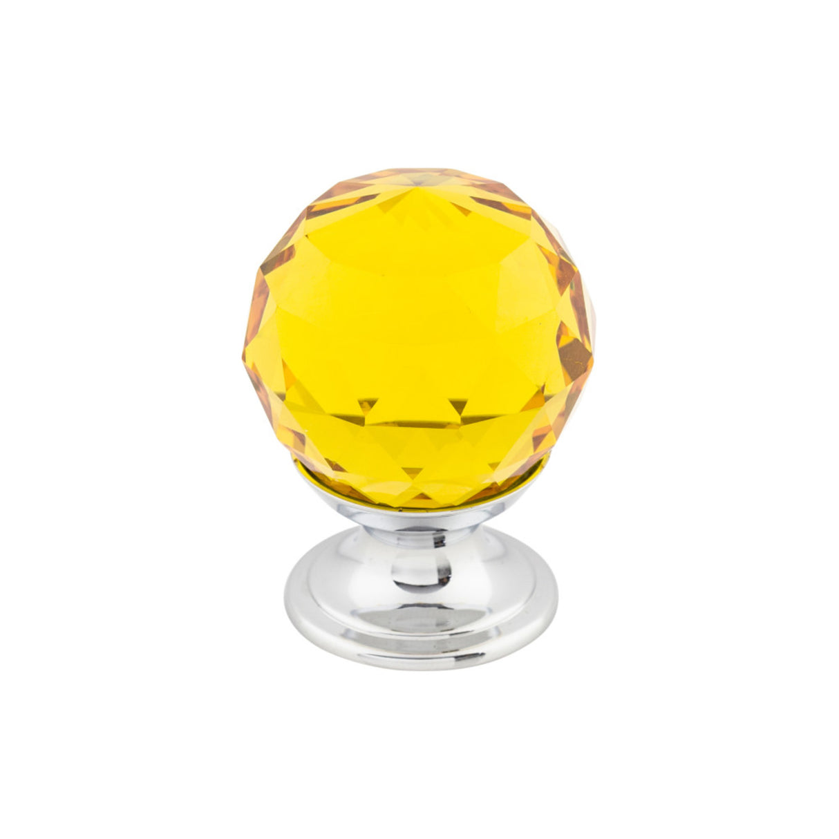 Top Knobs TK111 Amber Crystal 1-1/8" Cabinet Knob