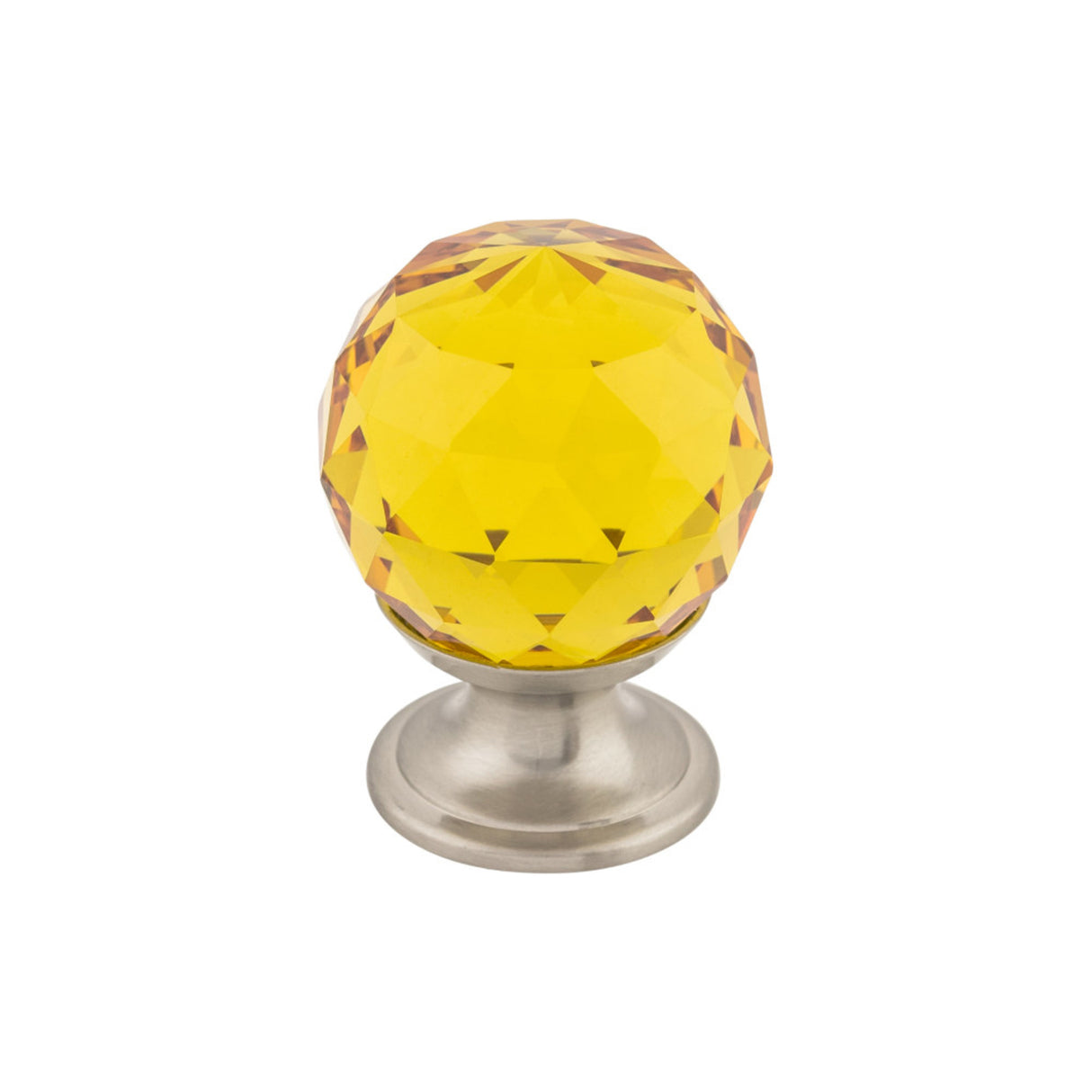 Top Knobs TK111 Amber Crystal 1-1/8" Cabinet Knob