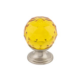 Top Knobs TK111 Amber Crystal 1-1/8" Cabinet Knob