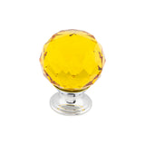Top Knobs TK112 Amber Crystal 1-3/8" Cabinet Knob