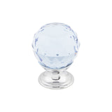 Top Knobs TK113 Light Blue Crystal Cabinet Knob 1-1/8"
