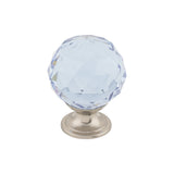 Top Knobs TK114 Light Blue Crystal Cabinet Knob 1-3/8"