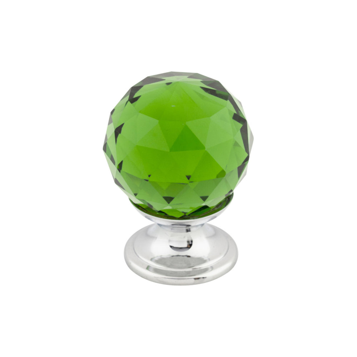 Top Knobs TK119 Green Crystal Cabinet Knob 1-1/8"