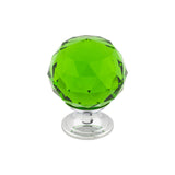 Top Knobs TK120 Green Crystal Cabinet Knob 1-3/8"