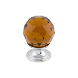Top Knobs TK121 Wine Crystal Cabinet Knob 1-1/8"