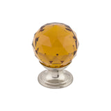 Top Knobs TK121 Wine Crystal Cabinet Knob 1-1/8"