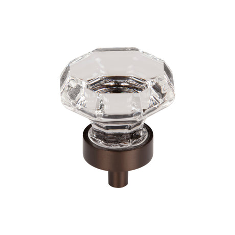 Top Knobs TK128 Clear Octagon Crystal 1 3/8" Length Geometric Cabinet Knob