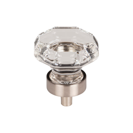 Top Knobs TK128 Clear Octagon Crystal 1 3/8" Length Geometric Cabinet Knob