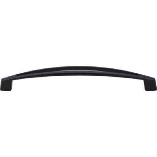 Top Knobs TK147BLK TK147 Verona Cabinet Pull / Appliance Pull 12" Center to Center Flat Black