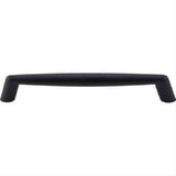 Top Knobs TK152BLK TK152 Rung Cabinet Pull / Appliance Pull 12" Center to Center Flat Black