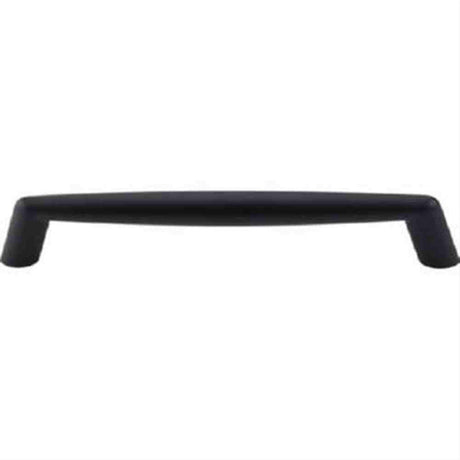 Top Knobs TK152BLK TK152 Rung Cabinet Pull / Appliance Pull 12" Center to Center Flat Black