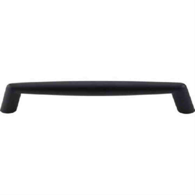 Top Knobs TK152BLK TK152 Rung Cabinet Pull / Appliance Pull 12" Center to Center Flat Black